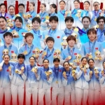 亚运会海报 夺金选手引争议